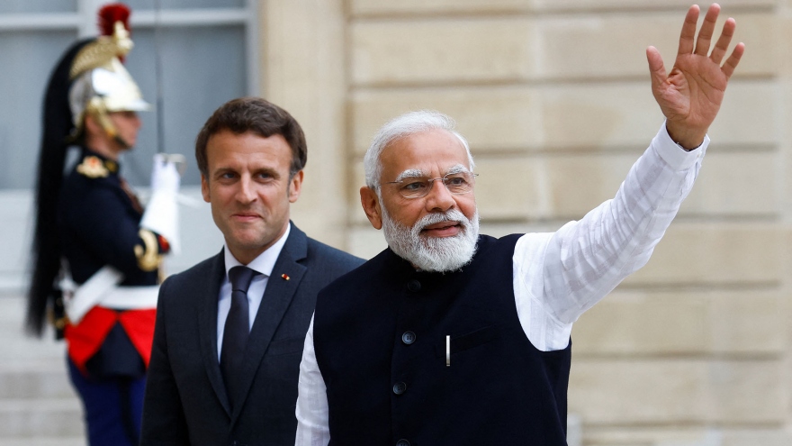 Pháp và Ấn Độ thúc đẩy hợp tác tại Ấn Độ Dương - Thái Bình Dương